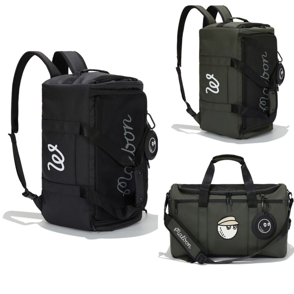 Malbon Golf Garment Bag Waterproof Backpack  Handbag for Men Women